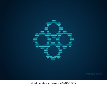 Fertility icon vector.Icon symbol isolated on blue background. Navigation map, gps, direction, placecontact, search concept.Vector illustration EPS 10