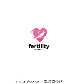 Fertility logo icon vector isolated concept