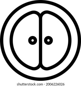 fertility vector thin line icon