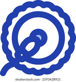 fertilization blue style icon design