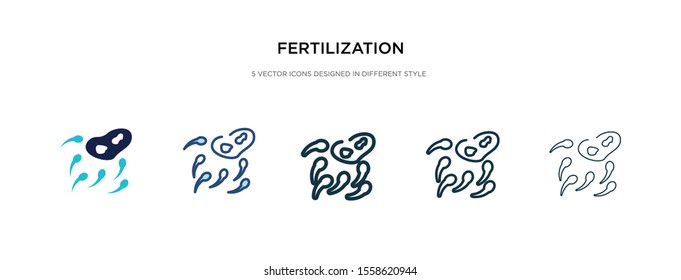 fertilization icon in different style vector illustration. two colored and black fertilization vector icons designed in filled, outline, line and stroke style can be used for web, mobile, ui