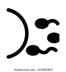 Fertilization icon - glyph style