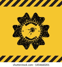 fertilization icon grunge warning sign emblem. Vector Illustration. Detailed.