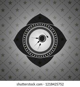 fertilization icon inside black badge
