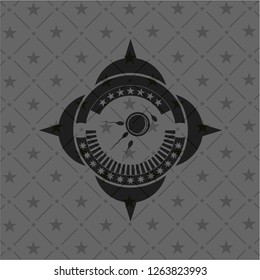fertilization icon inside black badge