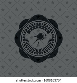 fertilization icon inside dark emblem
