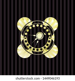fertilization icon inside gold badge