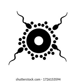 fertilization icon or logo isolated sign symbol vector illustration - high quality black style vector icons
