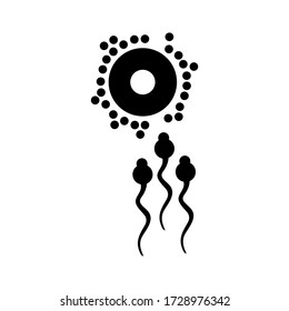 fertilization icon or logo isolated sign symbol vector illustration - high quality black style vector icons
