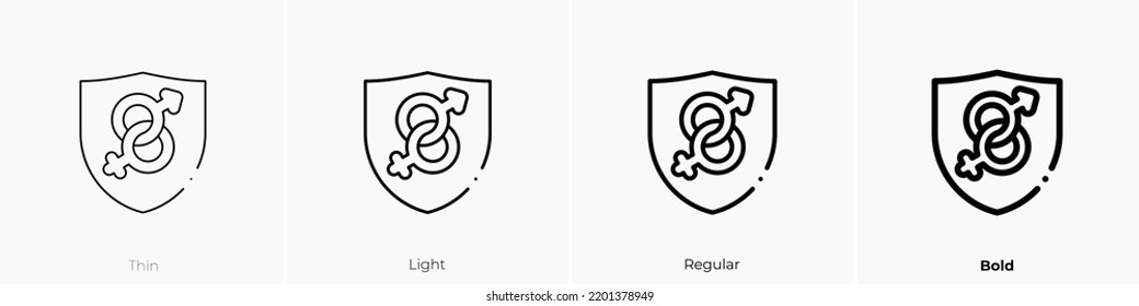 fertilization icon. Thin, Light Regular And Bold style design isolated on white background