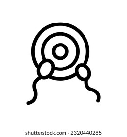 gráfico vectorial de ilustración de icono de línea de fertilización