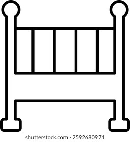 Fertilization Outline icon vector illustration