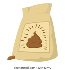 Fertilizer Bag Icon. Cartoon Illustration Of Fertilizer Bag Vector Icon For Web Design