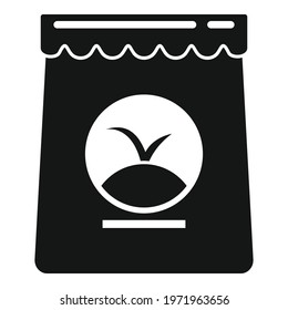 Fertilizer bag icon. Simple illustration of Fertilizer bag vector icon for web design isolated on white background
