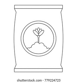 fertilizer bag isolated icon