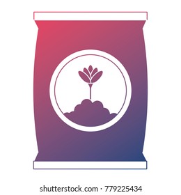 fertilizer bag isolated icon