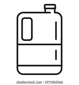 Fertilizer canister icon. Outline Fertilizer canister vector icon for web design isolated on white background