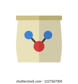 fertilizer flat vectory icon