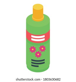 Fertilizer garden flower icon. Isometric of fertilizer garden flower vector icon for web design isolated on white background