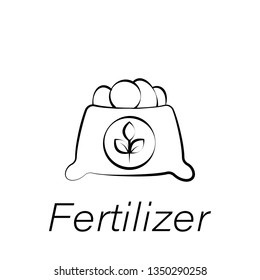 fertilizer hand draw icon. Element of farming illustration icons. Signs and symbols can be used for web, logo, mobile app, UI, UX