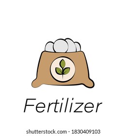 fertilizer hand draw icon. Element of farming illustration icons. Signs and symbols can be used for web, logo, mobile app, UI, UX