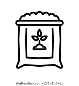 Icono de fertilizante ilustración Vector diseño Plantilla