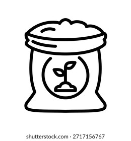 Icono de fertilizante ilustración Vector diseño Plantilla