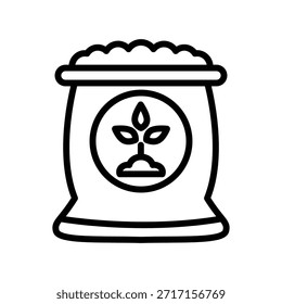 Icono de fertilizante ilustración Vector diseño Plantilla