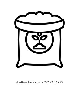 Icono de fertilizante ilustración Vector diseño Plantilla