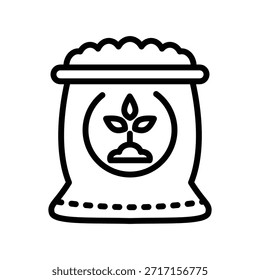 Icono de fertilizante ilustración Vector diseño Plantilla