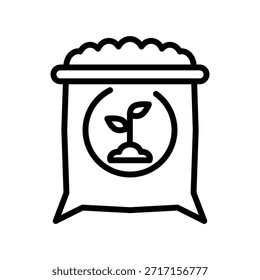 Icono de fertilizante ilustración Vector diseño Plantilla
