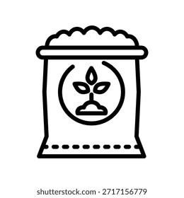 Icono de fertilizante ilustración Vector diseño Plantilla
