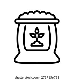 Icono de fertilizante ilustración Vector diseño Plantilla