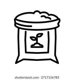 Icono de fertilizante ilustración Vector diseño Plantilla
