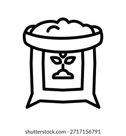 Icono de fertilizante ilustración Vector diseño Plantilla