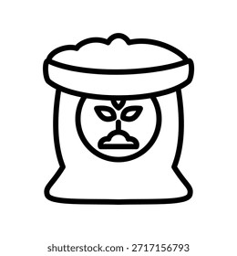 Icono de fertilizante ilustración Vector diseño Plantilla