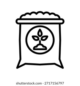 Icono de fertilizante ilustración Vector diseño Plantilla