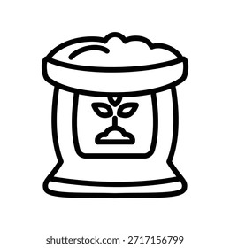 Icono de fertilizante ilustración Vector diseño Plantilla
