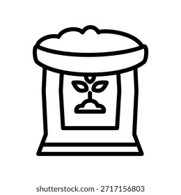 Icono de fertilizante ilustración Vector diseño Plantilla
