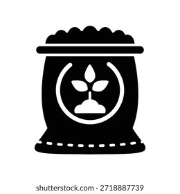 Icono de fertilizante ilustración Vector diseño Plantilla