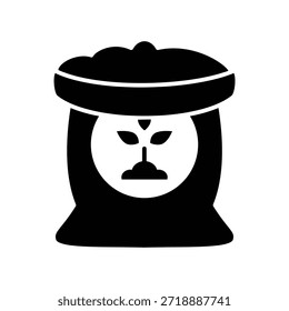 Icono de fertilizante ilustración Vector diseño Plantilla