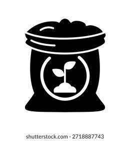 Icono de fertilizante ilustración Vector diseño Plantilla