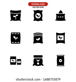 fertilizer icon or logo isolated sign symbol vector illustration - Collection of high quality black style vector icons
