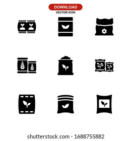 fertilizer icon or logo isolated sign symbol vector illustration - Collection of high quality black style vector icons
