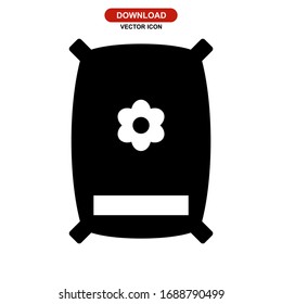 fertilizer icon or logo isolated sign symbol vector illustration - high quality black style vector icons
