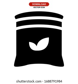 fertilizer icon or logo isolated sign symbol vector illustration - high quality black style vector icons
