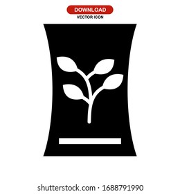 fertilizer icon or logo isolated sign symbol vector illustration - high quality black style vector icons
