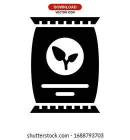fertilizer icon or logo isolated sign symbol vector illustration - high quality black style vector icons
