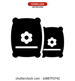 fertilizer icon or logo isolated sign symbol vector illustration - high quality black style vector icons
