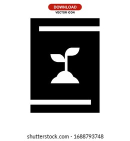 fertilizer icon or logo isolated sign symbol vector illustration - high quality black style vector icons
